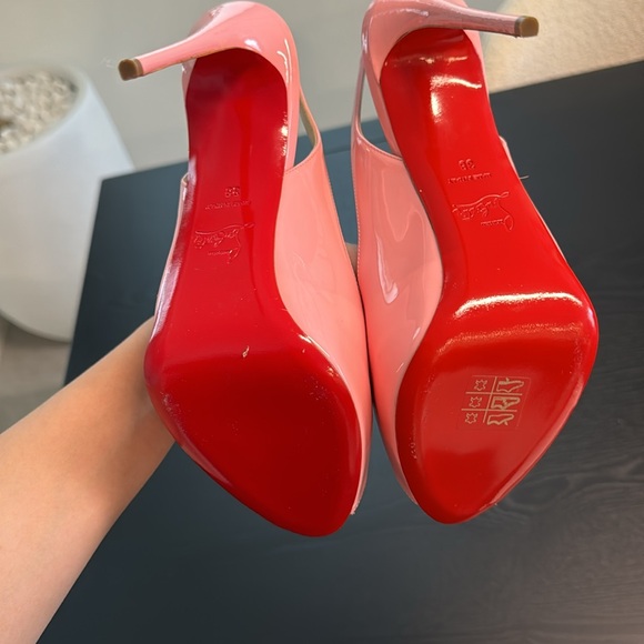Pink Louboutin Heels - Picture 4 of 4